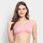 Ladies' Non-Padded Bra, Light Pink, small